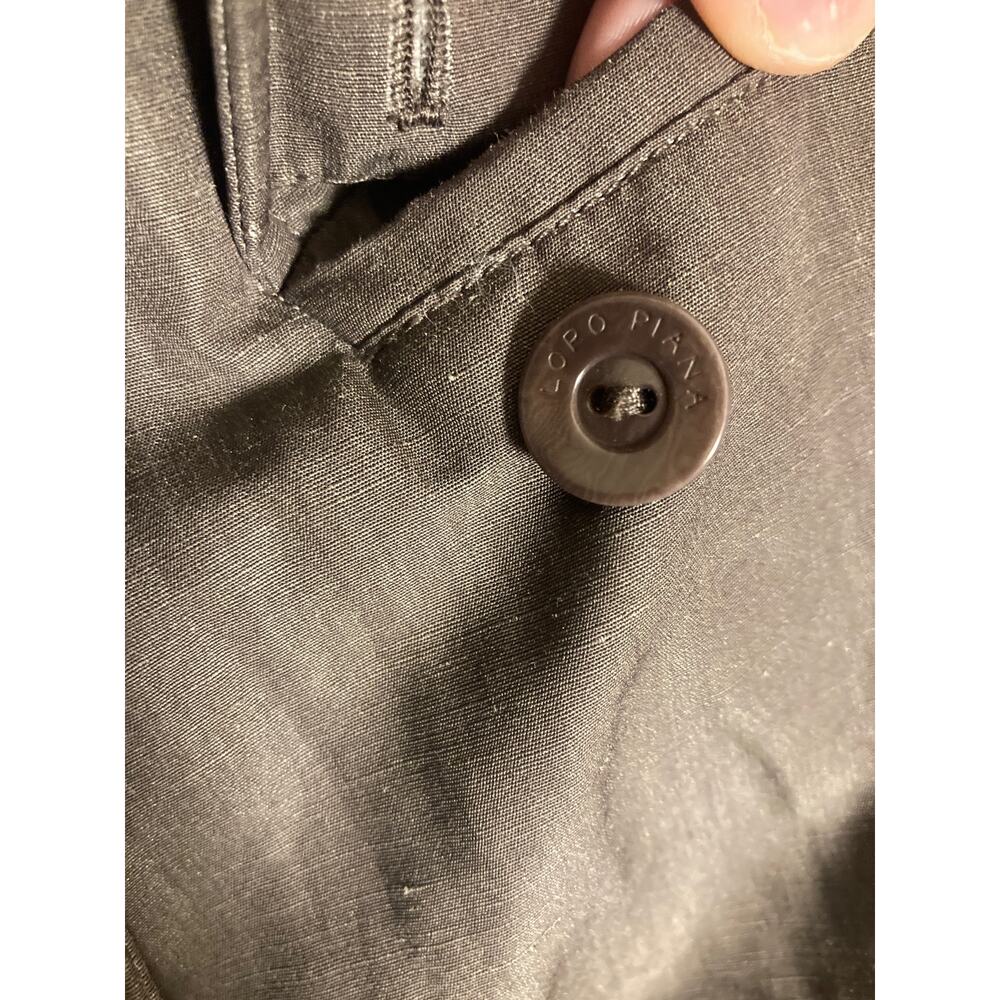 Loro Piana Storm System Brown Mid-length Jacket Luxury Wool/ Linen/ Silk ~ Sz 42 - Picture 10 of 12